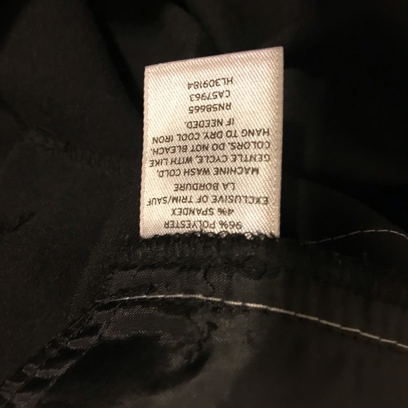 TROUVÉ Black Stretch Crepe Jogger pants. - Picture 5 of 5